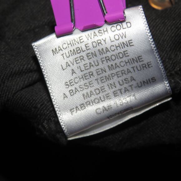 Re/Done Originals Faded Black High Rise Distressed Ankle Crop Jeans - Picture 13 of 13